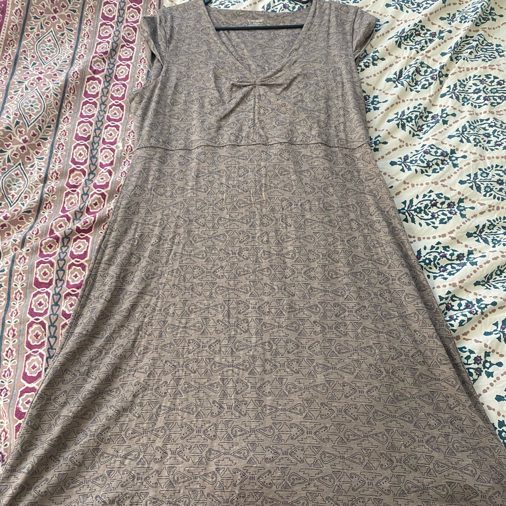 Toad & Co Aztec print dress in earthy tones size Xl